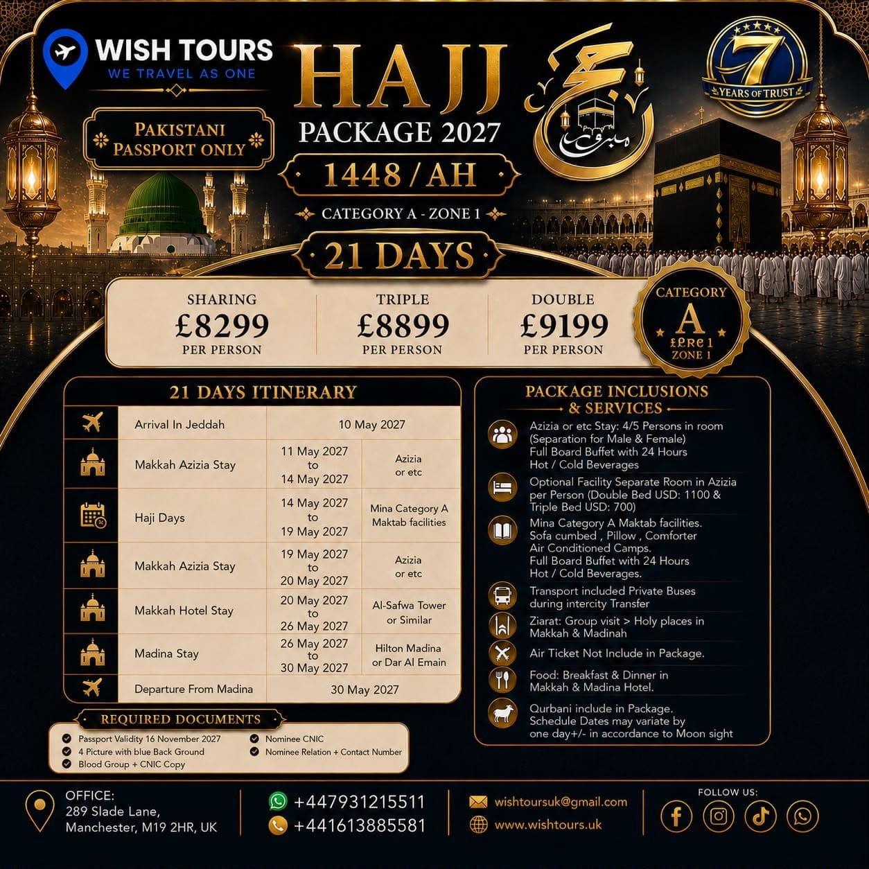 Hajj for Pakistani 2027
