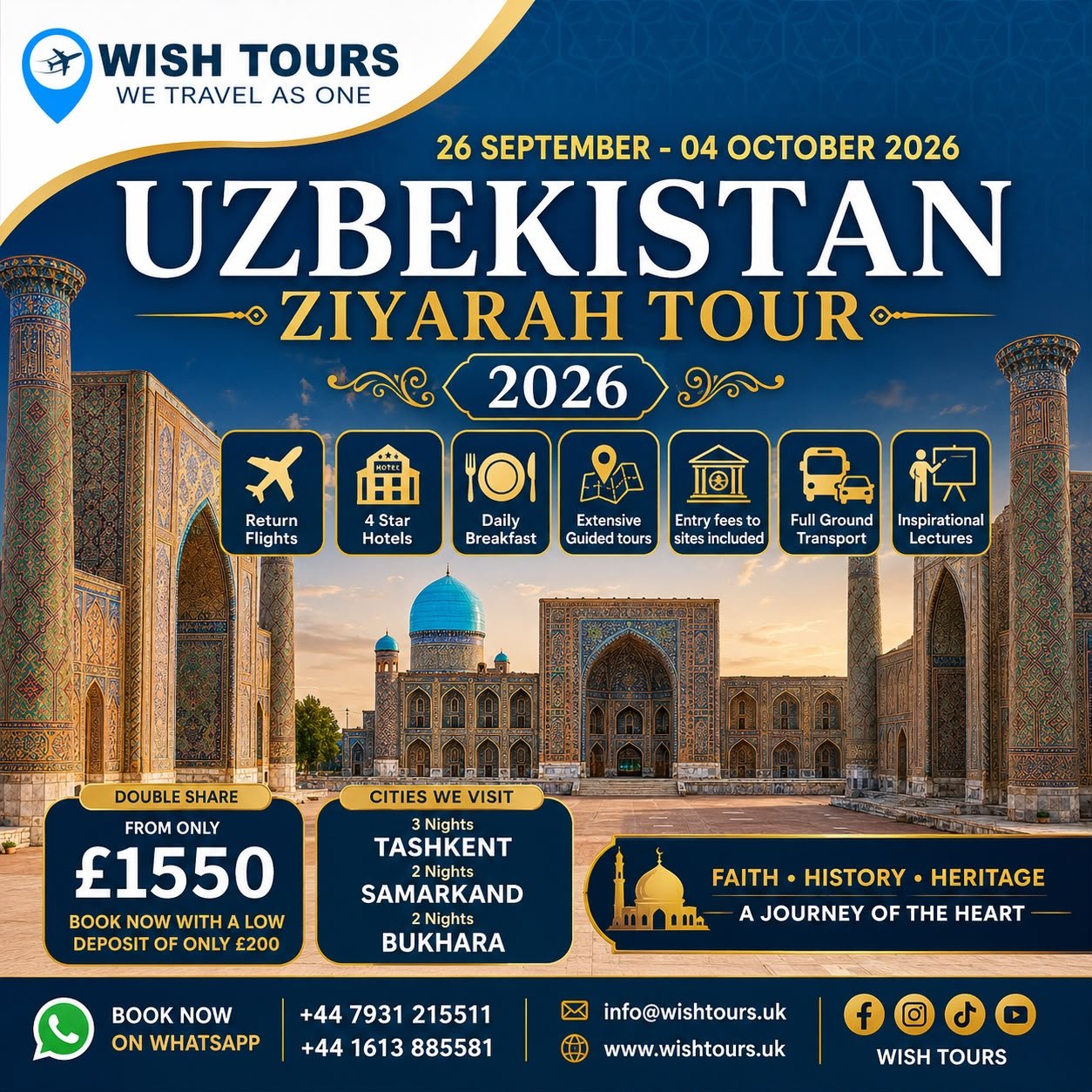 Uzbekistan Ziyara Tour