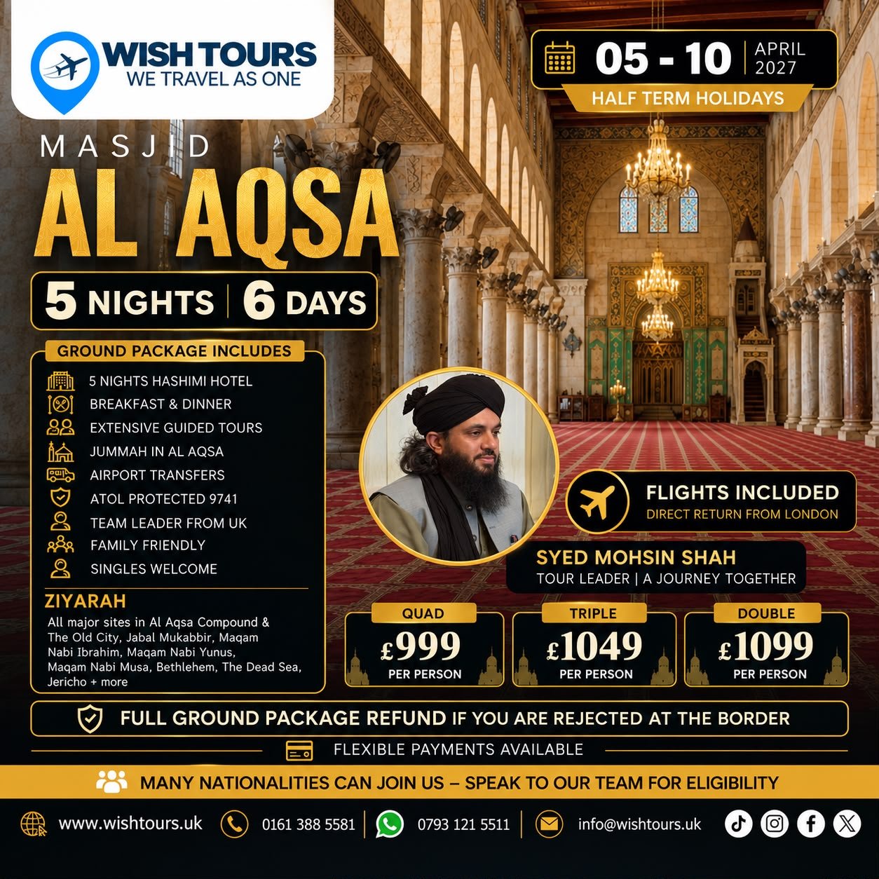 AL AQSA HALF TERM HOLIDAY